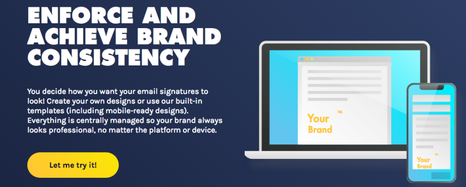 screenshot of Xink Email Signature
